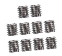 Lurrose Fixation Filetée Inox M2Xm4X4 MM Lot de 10, Inserts Filetés pour Meubles en Bois, Boulons de Quincaillerie, Compatibles Moulage par Injection et Impression 3D