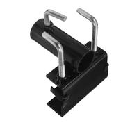 Lurrose Fixation Parasol pour Balcon Installation Facile et Stabilité Renforcée, Support Métal pour Poteau 40mm, pour Fête Extérieur