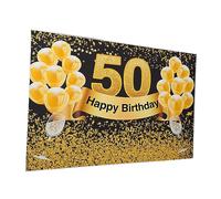 Lurrose Fond De Décoration pour Fête Anniversaire De Ans Banderole Suspendue Joyeux Anniversaire Accessoire Photo pour Décoration