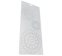 Lurrose Gabarit de Quilting Transparent 46 X 20,5 Cm, Outil de Couture Réutilisable pour Patchwork Diy, Modèle de Matelassage Précis, Accessoire Pratique pour Travaux Manuels