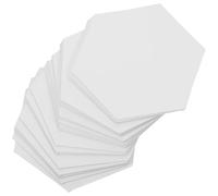 Lurrose Gabarits en Papier Hexagonaux pour Patchwork Quilting 200pcs, Papier Blanc, Format 1,6 Pouce, pour Couture DIY et Créations Artisanales