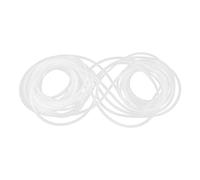 Lurrose Gaine de Protection pour Câbles en Nylon Blanc 15 Mètres, Organiseurs à Spirale pour Gestion et Isolation des Fils Électriques, Manchon Flexible pour Bureau et Maison