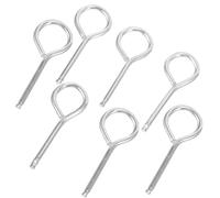 Lurrose Goupilles de Traction pour Extincteurs, Ensemble de 10 Pièces Métalliques, Accessoires de Rechange pour Extincteurs Utilisés en Sécurité Incendie à Domicile