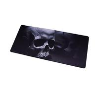 Lurrose Grand Tapis De Jeu pour Ordinateur De Bureau Motif Tête De Mort Dhalloween Lisse Et sans Déformation