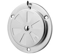 Lurrose Grille D'aération Réglable pour Conduit D'évacuation de Sèche-linge et Four, Clapet Anti-retour en Matériau Solide, Contrôle Précis du Flux D'air, Compatible Système Ventilation