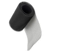 Lurrose Grille de Protection Anti-obstruction pour Gouttière 600 X 15 Cm en Maille Plastique Abs Résistante, Protège Feuilles et Débris, Rouleau de Treillis pour Gouttières, Jardin Balcon