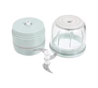 Lurrose Hachoir Électrique à Viande 300ml Corps Transparent et Design Détachable pour Usage Cuisine, pour Légumes et Cacahuètes
