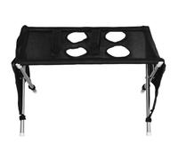 Lurrose Hamac de toilettage pour chiens avec support en acier inoxydable, lit de toilettage pliable pour chats et chiots, protection des articulations pour la coupe des griffes, le bain et les visites