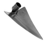 Lurrose Houe Triangulaire Acier Haute Teneur Tête de Houe Argentée Outil de Jardinage Polyvalent pour Binage Désherbage et Travail du Sol