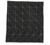 Lurrose Housse Anti-poussière Pour Dessus Congélateur Et Machine à Laver Protection Et Résistante Noire Motif Carreau Avec Poches De Rangement Latérales Adaptée Au Réfrigérateur Et Au Lave