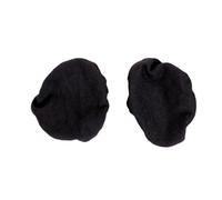 Lurrose Housse de Casque en Tissu Extensible Noire pour Écouteurs Universels, Absorption Sueur et Séchage Rapide, Protection Hygiénique pour Gaming
