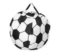 Lurrose Housse de Rangement pour Pouf en Peluche (sans Rembourrage) 61 Cm (24 Pouces) avec Fermeture Éclair, Idéale pour Ranger Les Peluches Et Les Poupées dans La Chambre d'enfant.