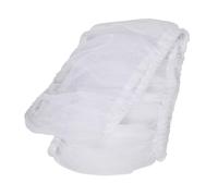 Lurrose Housse en Filet Blanc pour Cage à Oiseaux Base Élastique, Protection Sécurisée pour Volière Intérieure, Accessoire Indispensable pour Produits pour Animaux