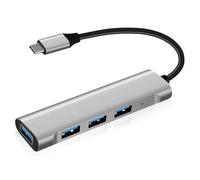 Lurrose Hub USB C Ports Type C USB Adapter pour Ordinateur Portable Concentrateur USB avec Design Élégant Et Chargement Rapide