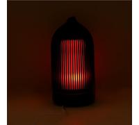 Lurrose Humidificateur Aromathérapie USB 5v Mini Brumisateur D'arômes Lumière LED 7 Couleurs, Diffuseur D’ambiance Bois Foncé, Humidificateur Domestique Silencieux pour Chambre et Bureau