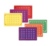 Lurrose Jeux de Cartes Télépathiques Interactifs 5 Sets de 6 Cartes Numérotées Magiques pour Tours de Mentalisme et Accessoires de Scène, Jouets Mathématiques Télépathiques pour Halloween