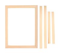 Lurrose Kit de châssis en bois 16x12 pouces (40x30 cm) à monter soi-même, facile à assembler, idéal pour impressions, affiches, peintures à l'huile, broderies et travaux d'aiguille.