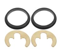 Lurrose Kit de Fixation pour Robinet de Bac à Shampoing (2 Pièces) - Clips de Fixation en Forme de Fer à Cheval