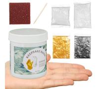 Lurrose Kit de moulage de main de bébé 3D en plâtre, 1 ensemble | Kit de moulage des mains et des pieds de bébé, souvenir de naissance pour les familles