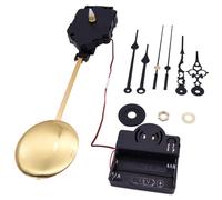 Lurrose Kit de Réparation pour Horloge à Pendule Mouvement Quartz Oscillant, Aiguilles de Deux Tailles, sans Pile, pour Pendules Murales et Boîtes à Musique, Accessoire Horloger Précis