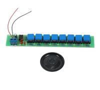 Lurrose Kit Électronique DIY Ne555 à Souder, Orgue Électronique 8 Notes, Pièces de Soudure pour Instrument de Musique Soi-même, Ensemble Complet pour Apprentissage et Bricolage Musical