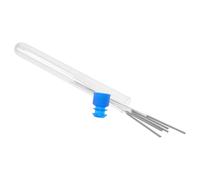 Lurrose Kit Poterie 5pcs Aiguille de Dragage en Métal Argenté pour Débouchage Facile des Embouts de Flacon, Outil Polyvalent pour Peinture et Modelage Céramique en Atelier