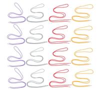 Lurrose Lacets Ronds pour Baskets Colorés en Polyester 120 Cm, Lot de 20 Pièces, Ajoutent Couleur, Adaptés aux Chaussures Décontractées pour Hommes et Couleur Aléatoire Plusieurs styles