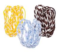 Lurrose Laisse pour Petits Animaux de Compagnie Corde de Traction Souple Légère 3 Pièces Assortiment Couleur Aléatoire pour Lapin, Hamster, Écureuil Promenades et Dressage