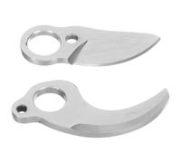 Lurrose Lame de Rechange en Acier au Carbone pour Sécateur Électrique, Coupe Lisse et Multi-Angle, 2 Pièces Légères pour Entretien Continu des Vergers