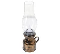 Lurrose Lampe à Pétrole LED Vintage pour Intérieur et Extérieur Lampe à Huile Électrique Décorative Portable Lanterne sans Flamme pour Salon Camping et Éclairage Urgence