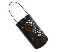 Lurrose Lampe Solaire Extérieure en Fer Étanche, Forme Ananas Creuse, Décoration Suspendue pour Jardin et Pelouse, Éclairage Solaire LED Décoratif, Économiseur D'énergie, Usage Patio