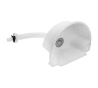 Lurrose Lavabo D'angle Mural en Plastique Blanc, Mini Vasque Lave-mains sans Perçage, Installation Facile pour Appartement et Camping-car, Design Compact et Fonctionnel