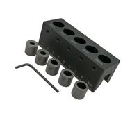 Lurrose Locateur de Perçage Métal pour Travail Du Poinçon de Positionnement Précis à Guide Gabarit pour Tenons et Perçages