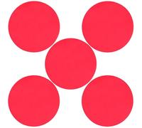 Lurrose Lot 5 Films Plastiques de Gradation Lumière Rouge, Autocollants pour Spots Encastrés, Filtres Colorés pour Éclairage D’Intérieur Polyvalent