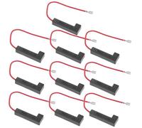 Lurrose Lot De 10 Fusibles Pour Micro-Ondes Pièces De Rechange Pour Micro-Ondes Fil De Cuivre Noir