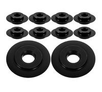 Lurrose Lot de 10 Lames de Coupe pour Coupe-tubes 18×6×5 Mm en Acier Rapide Hss, Outil de Remplacement Professionnel pour Meule à Cuivre, Coupe-cuivre, Accessoires Plomberie, Usage