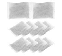 Lurrose Lot de 10 Sachets de Charbon Actif Blanc 50G Désodorisant Naturel pour Placards et Poubelles, Absorbeur d'Odeurs pour Maison et Voiture