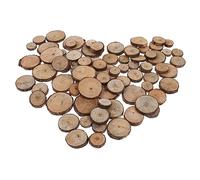 Lurrose Lot De 100 Accessoires En Bois Rond Petit, Naturel, 1-3 Cm, Pour Photographie, Décoration De Mariage, Activités Diy Et Artisanat Créatif En Fête