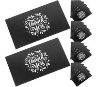 Lurrose Lot de 100 Autocollants Décoratifs « Merci » pour Emballage, Étiquettes Adhésives de Scellage, Autocollants de Remerciement pour Cartes, Usage Bureau et Commerce, 2 Paquets de 50