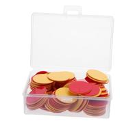 Lurrose Lot De 100 Disques Bicolores Jaunes Pour Enfants Aide Pédagogique Compteurs Mathématiques Préscolaires De Comptage Manipulation Mathématique Pour Comptage Élémentaire