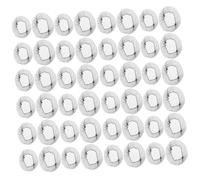 Lurrose Lot de 100 Filets à Chignon Élastiques Noirs, en Nylon Doux, Tailles 6 et 8 Pouces, Filet à Cheveux pour Chignons Professionnels, Hôtesses de L'air et Mariage, Accessoire Coiffure