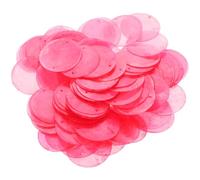 Lurrose Lot de 100 pièces décoratives de coquilles attrape-rêves qui réalise de grosses coquilles boucles d'oreilles paillettes pour l'artisanat tournent coquillage, fournitures blanches, 5X5cm