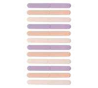 Lurrose Lot de 12 pinceaux correcteurs pour estomper le contour des yeux et les lèvres | Petit applicateur rond de précision pour maquiller les imperfections et estomper à lèvres.