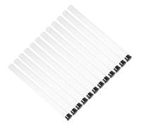 Lurrose Lot de 12 Tubes en Acrylique Transparent pour Parfum, Flacons Ronds Légers avec Bouchon Hermétique, 10 G, Rangement Pratique pour Bâtonnets D’Parfum, Usages Spirituels