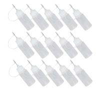 Lurrose Lot de 15 Flacons Applicateurs de Colle Souples en Plastique Blanc 30 Ml Embouts en Acier Inoxydable pour Projets DIY et Loisirs Créatifs de Quilling