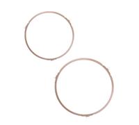 Lurrose Lot de 2 Anneaux de Support en Plastique pour Micro-ondes, Plateau Tournant Roulettes 1,4 Cm, Compatible Four Micro-ondes Encastrable, Accessoire de Platine Couleur Aléatoire