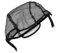 Lurrose Lot de 2 bonnets de perruque en filet : filet à cheveux extensible et respirant - Bonnet élastique antidérapant pour la confection de perruques et le port d'extensions de cheveux, noir