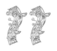Lurrose Lot de 2 broches notes de musique - Broche note de sol - Broches pour écharpe, veste, robe, tailleur, corsage de mariée pour femmes et filles musiciennes