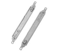 Lurrose Lot de 2 butées de fenêtre : tige de support réglable en alliage d'aluminium pour butée de fin de course - installation facile, charnières de fenêtre restant à gauche et à droite