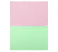 Lurrose Lot de 2 Chiffons à Polir pour Bijoux en Argenté 25 X 15 CM 4 Couches Bords Cousus Renforcés Lingettes Anti-Ternissement Multifonction pour Montres Argenterie et Nettoyage